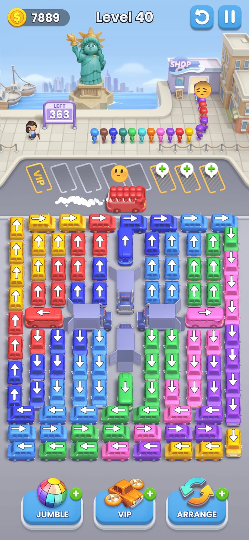 Bus Fever-Car Jam Escape screenshot 1 - screenshot