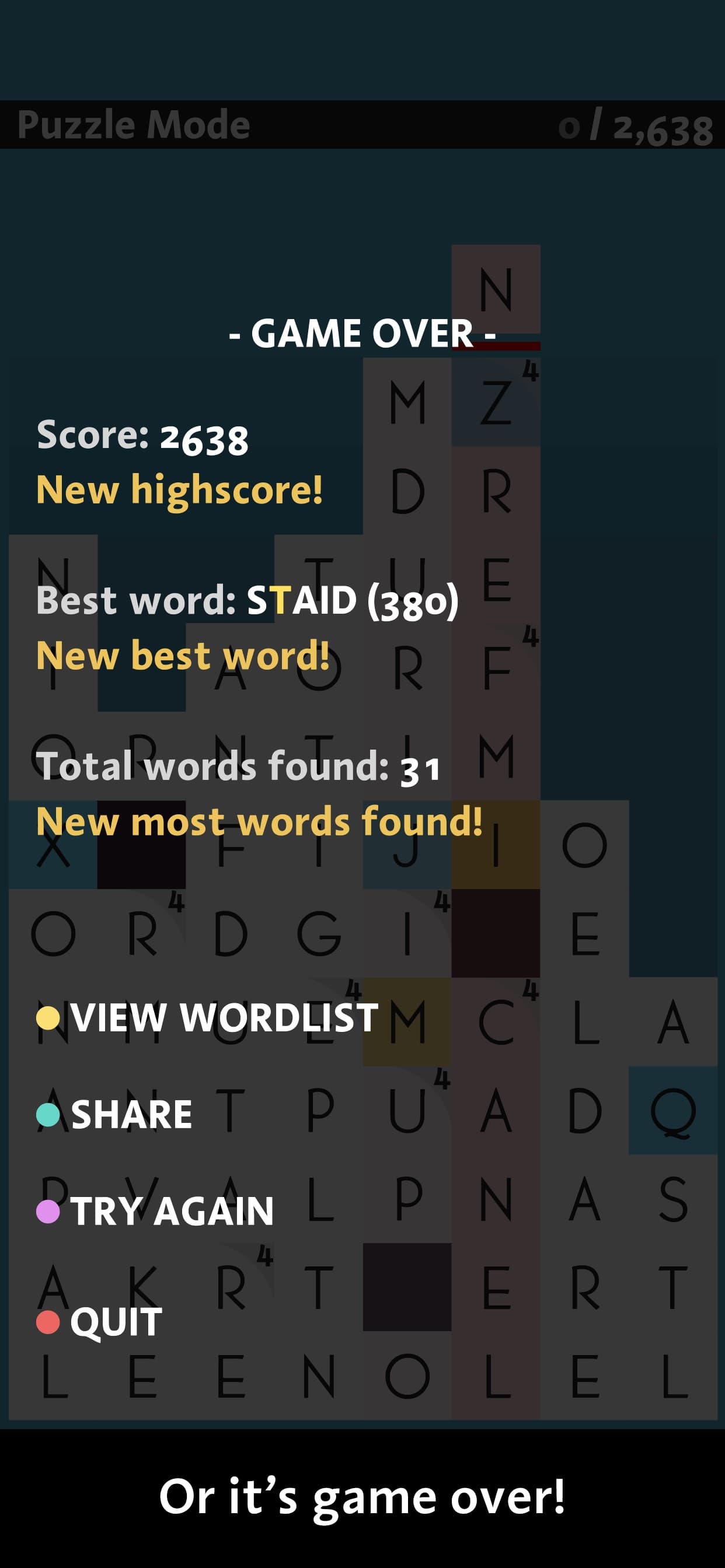 SpellTower screenshot 4 - screenshot