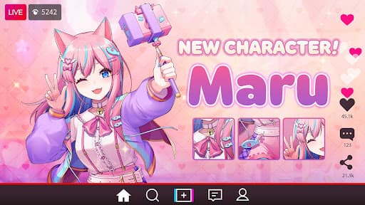 Merge Girls : Idle RPG screenshot 1 - screenshot