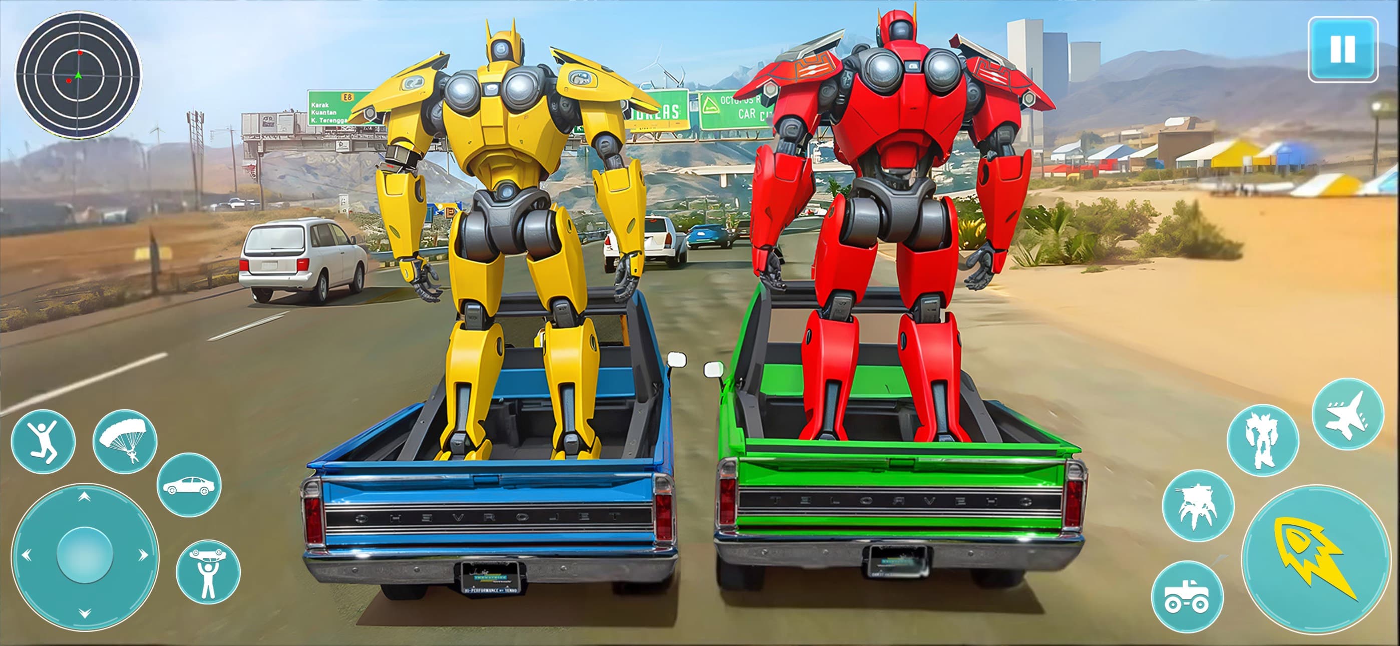Octopus Robot Car Game 3D- War screenshot 2 - screenshot