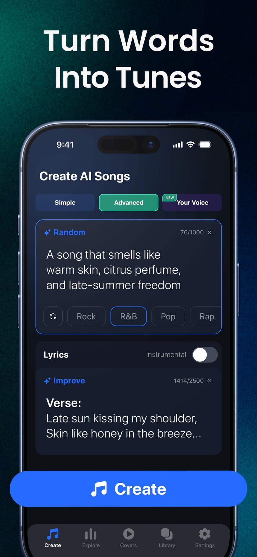 Shoom・AI Music, Song Generator screenshot 2 - screenshot