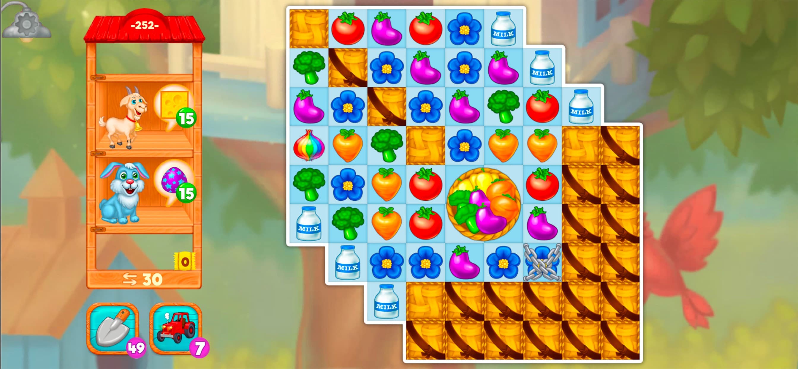 Granny’s Farm: Match-3 Game screenshot 7 - screenshot