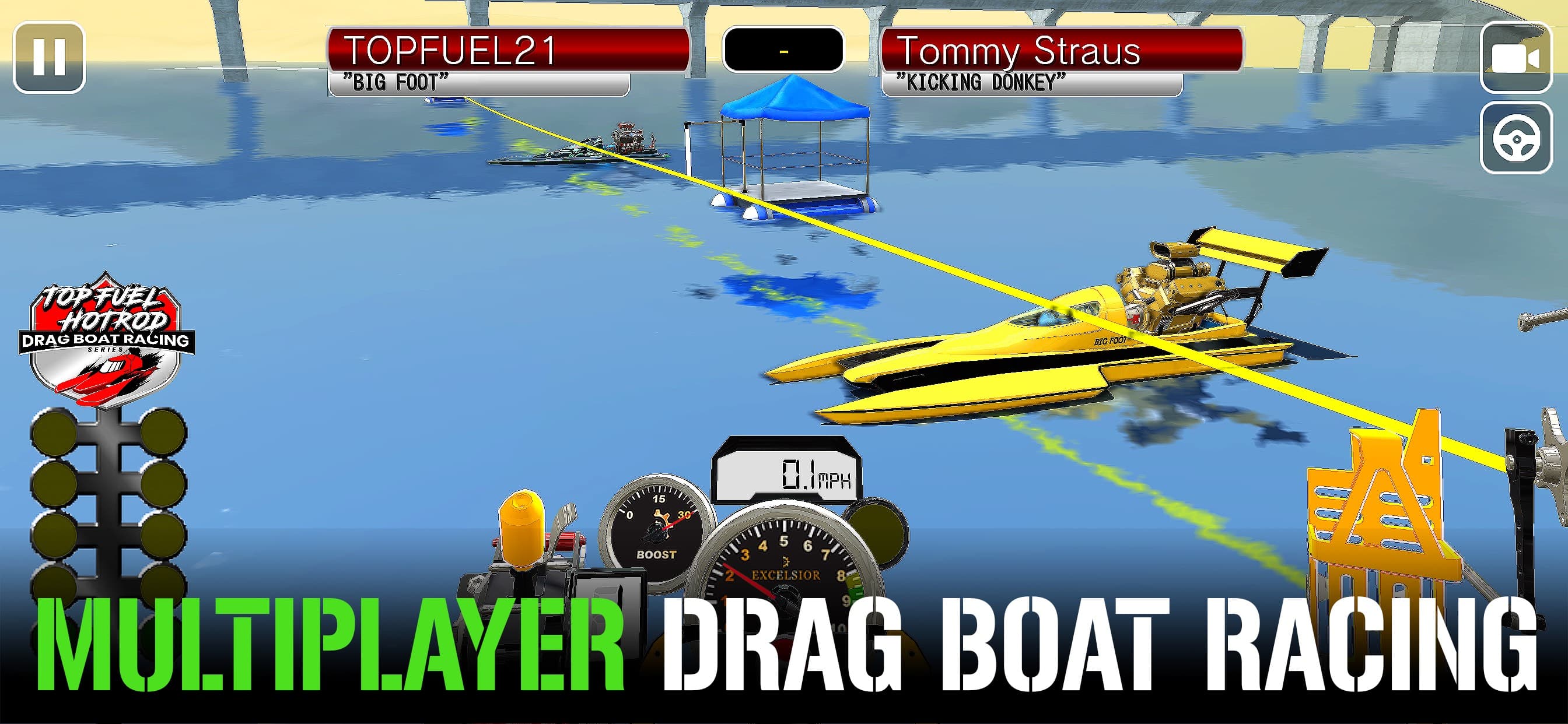 Drag Boat Speed Racing Game 3D screenshot 4 - screenshot