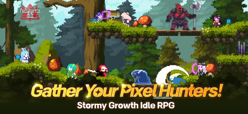 Pixel Hunter Idle: Retro RPG screenshot 2 - screenshot