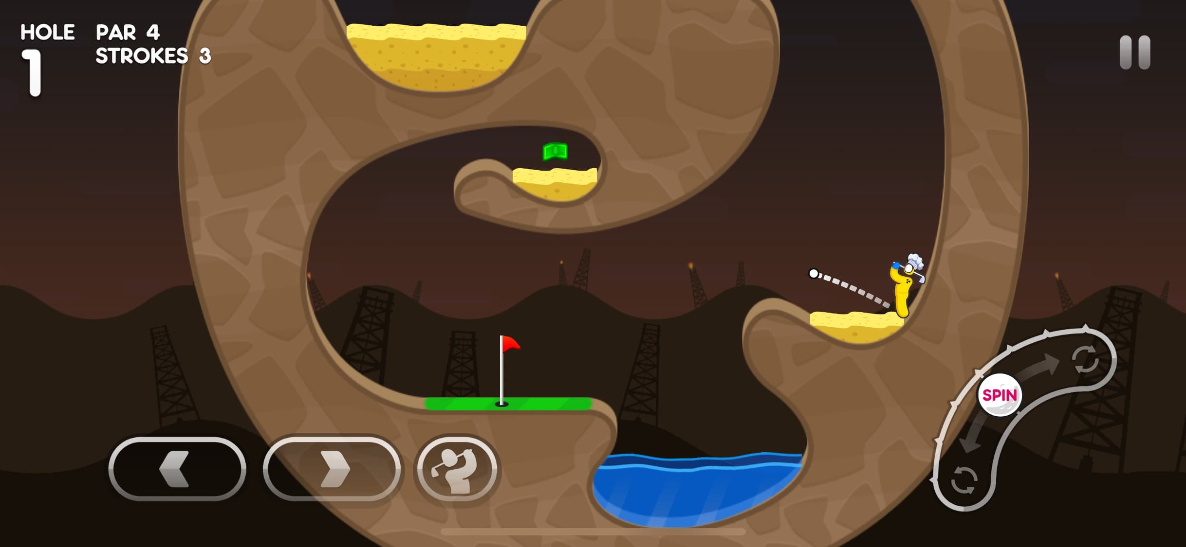 Super Stickman Golf 3 screenshot 2 - screenshot