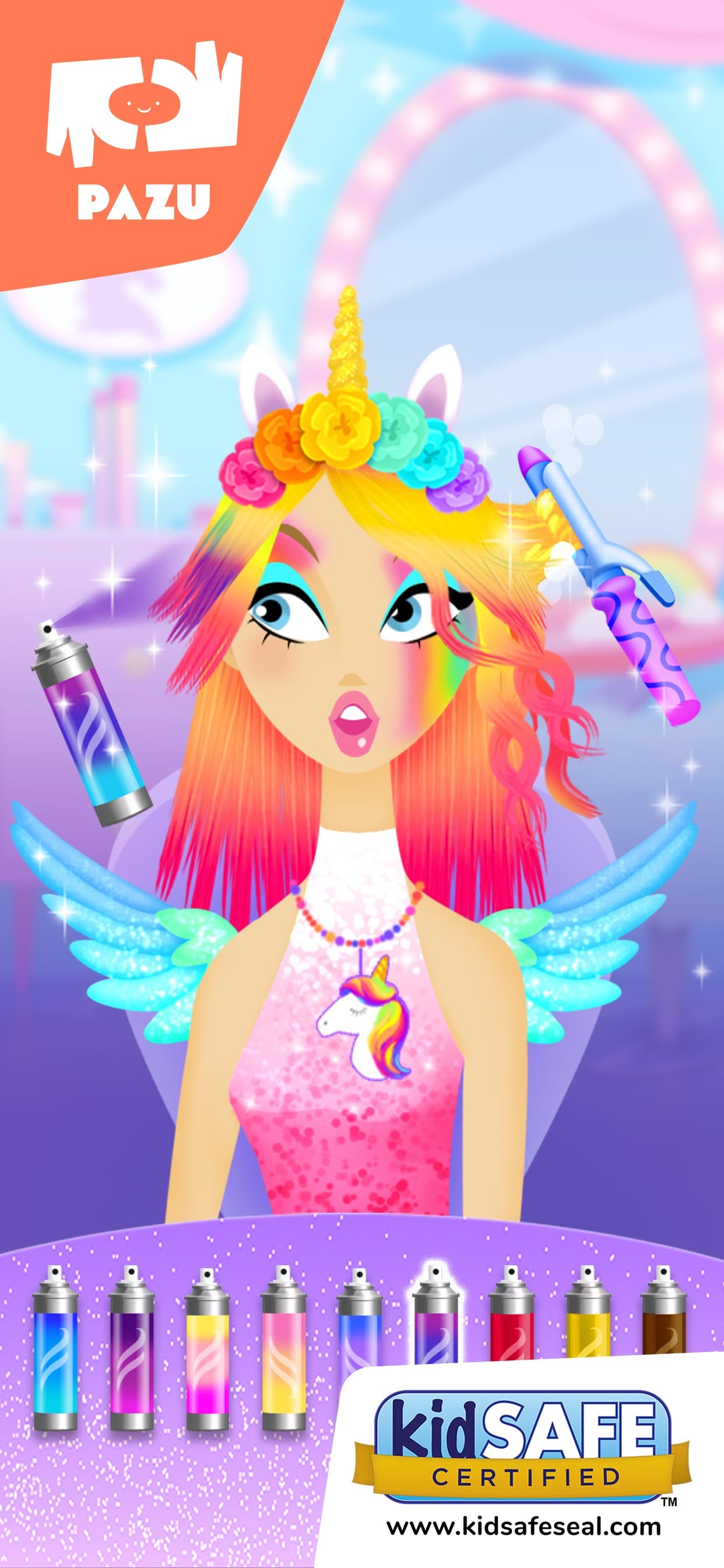 Girls Hair Salon Unicorn screenshot 5 - screenshot