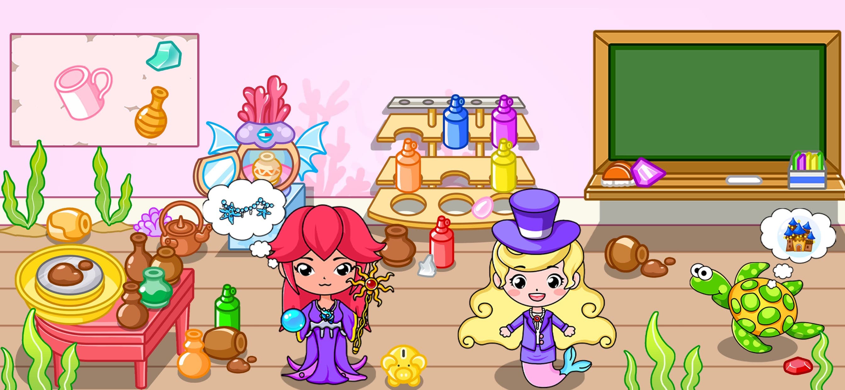 Mermaid Princess Town Design screenshot 6 - screenshot