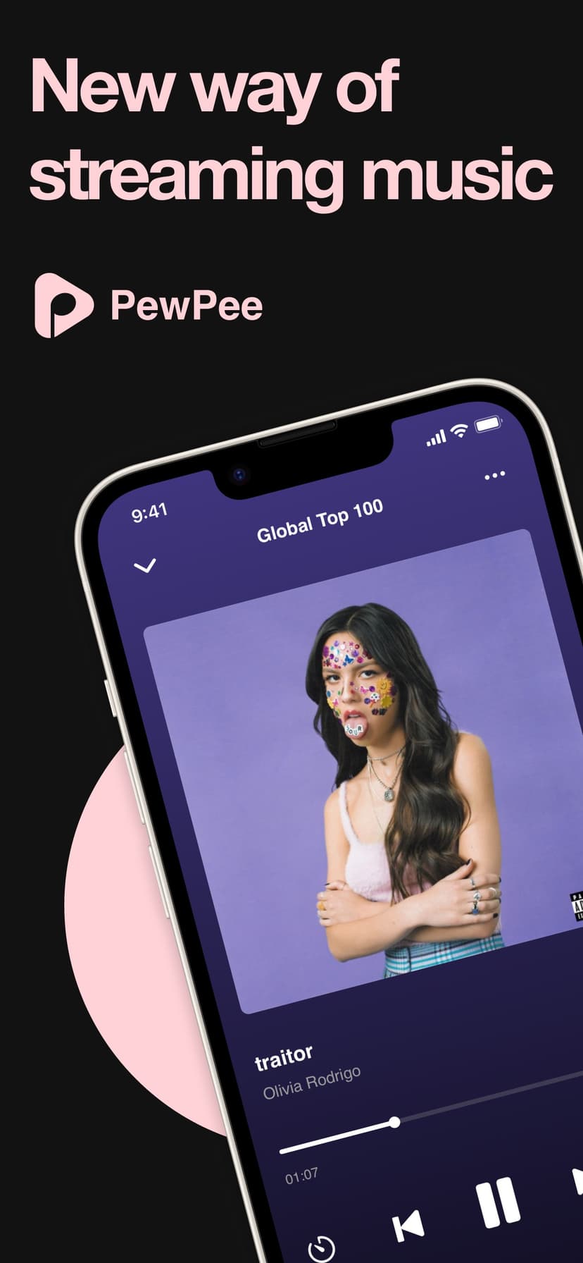 PewPee: Music Player Offline screenshot 1 - screenshot