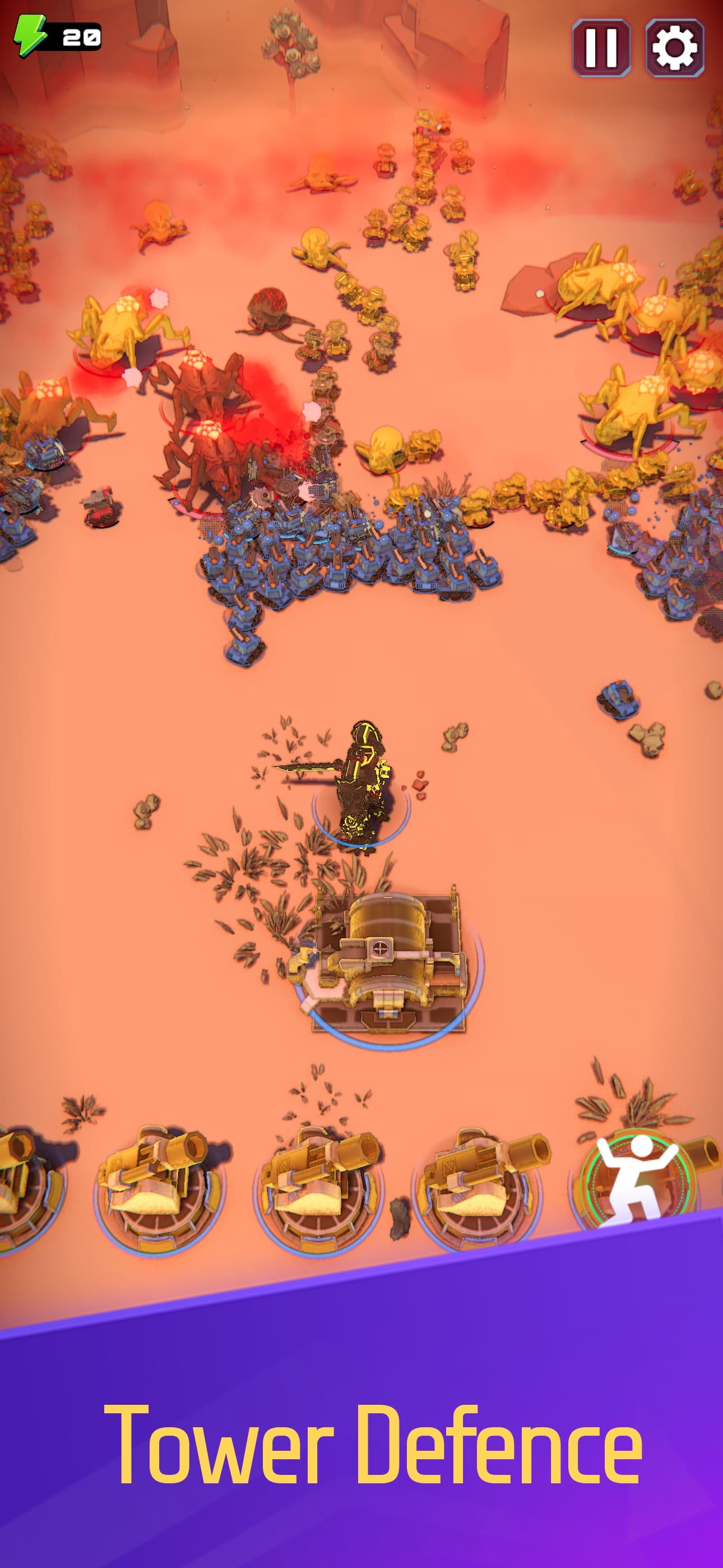 Mech TD: Space War screenshot 2 - screenshot