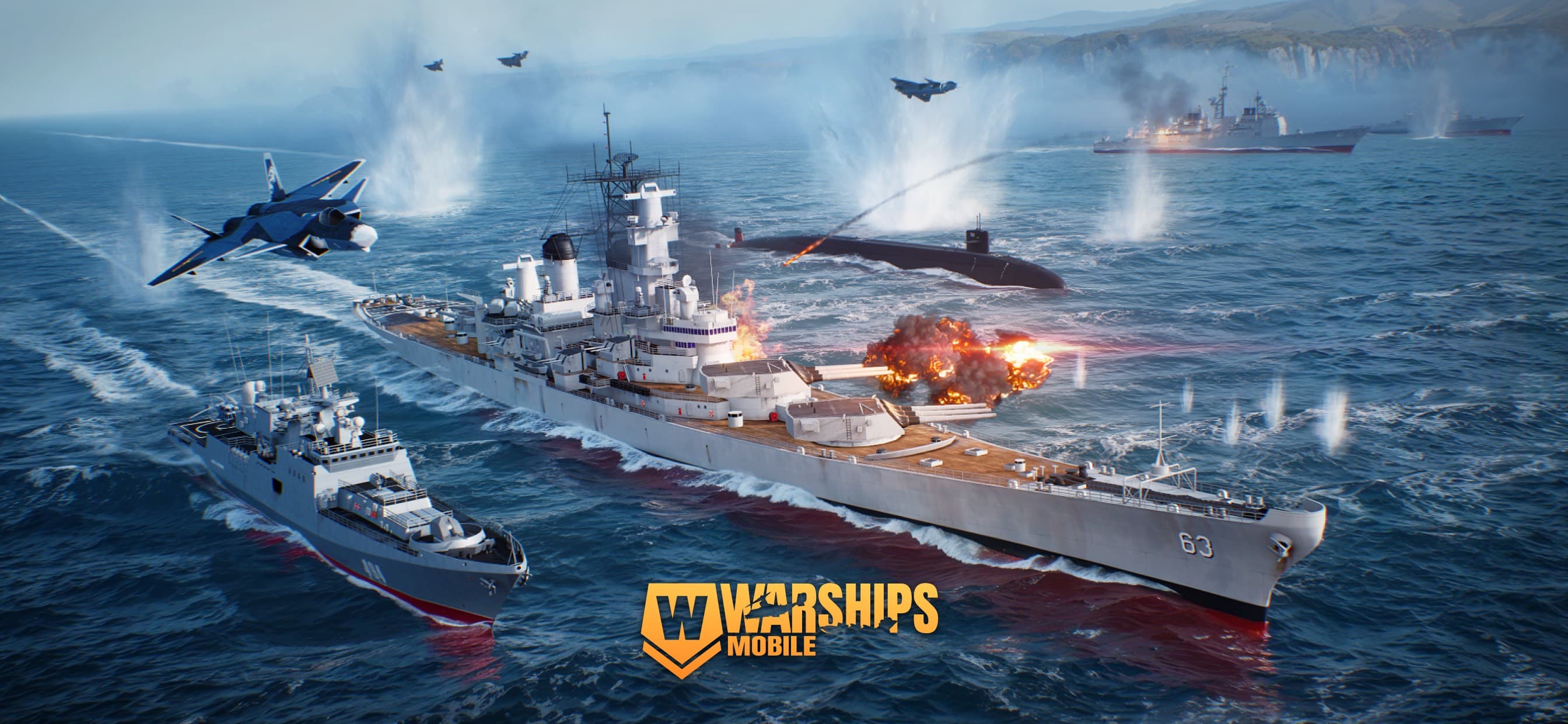 Warships Mobile: Naval Warfare screenshot 1 - screenshot