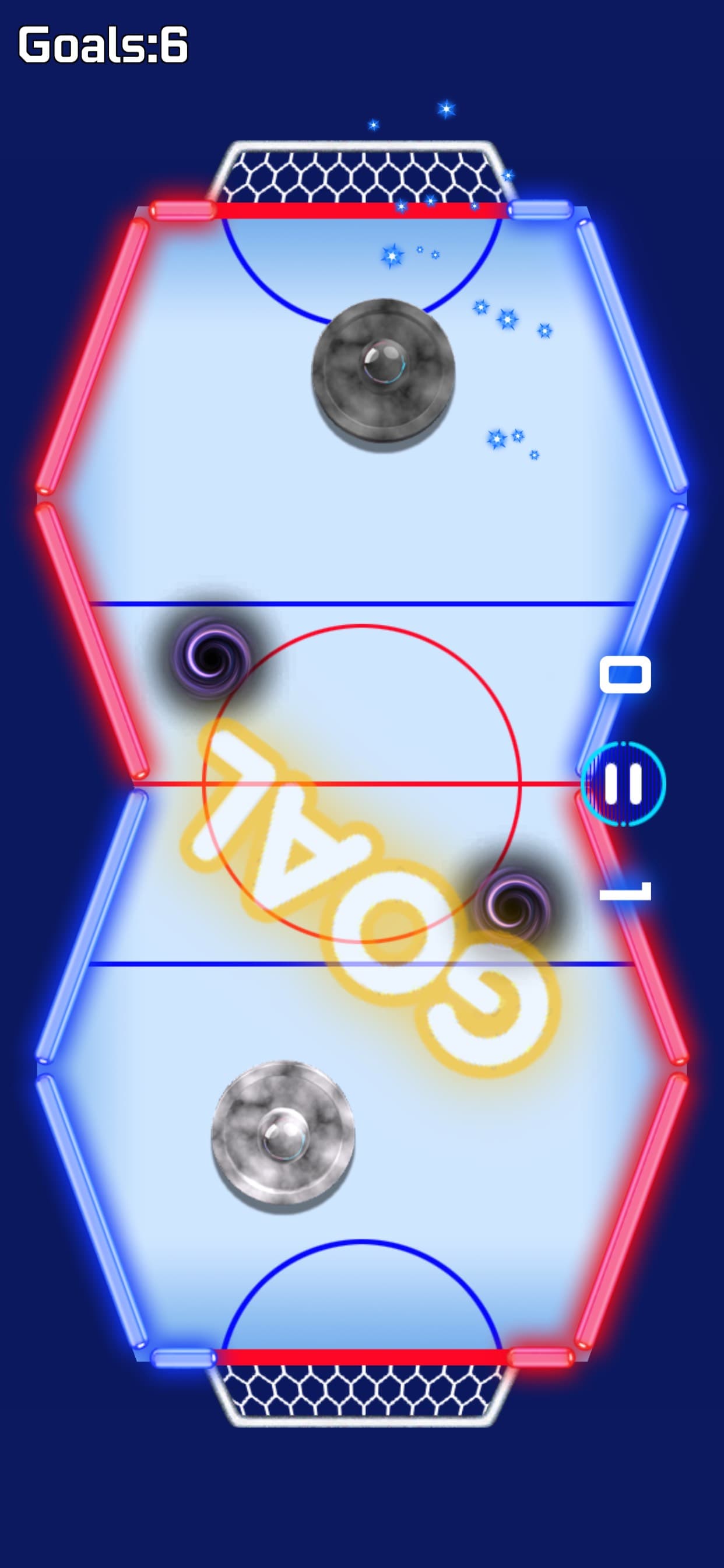 Glow Hockey Strike screenshot 4 - screenshot