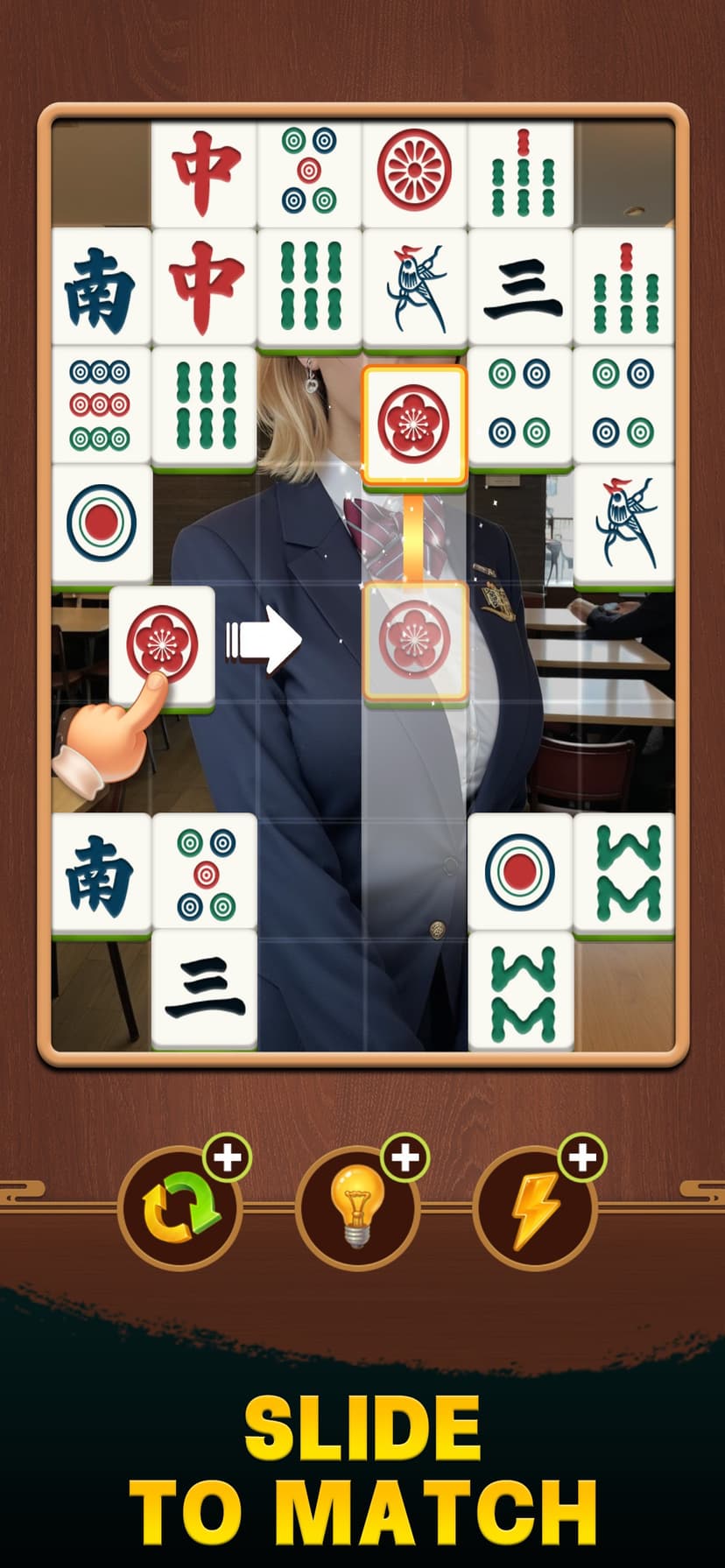 Romantic Mahjong Slide screenshot 1 - screenshot
