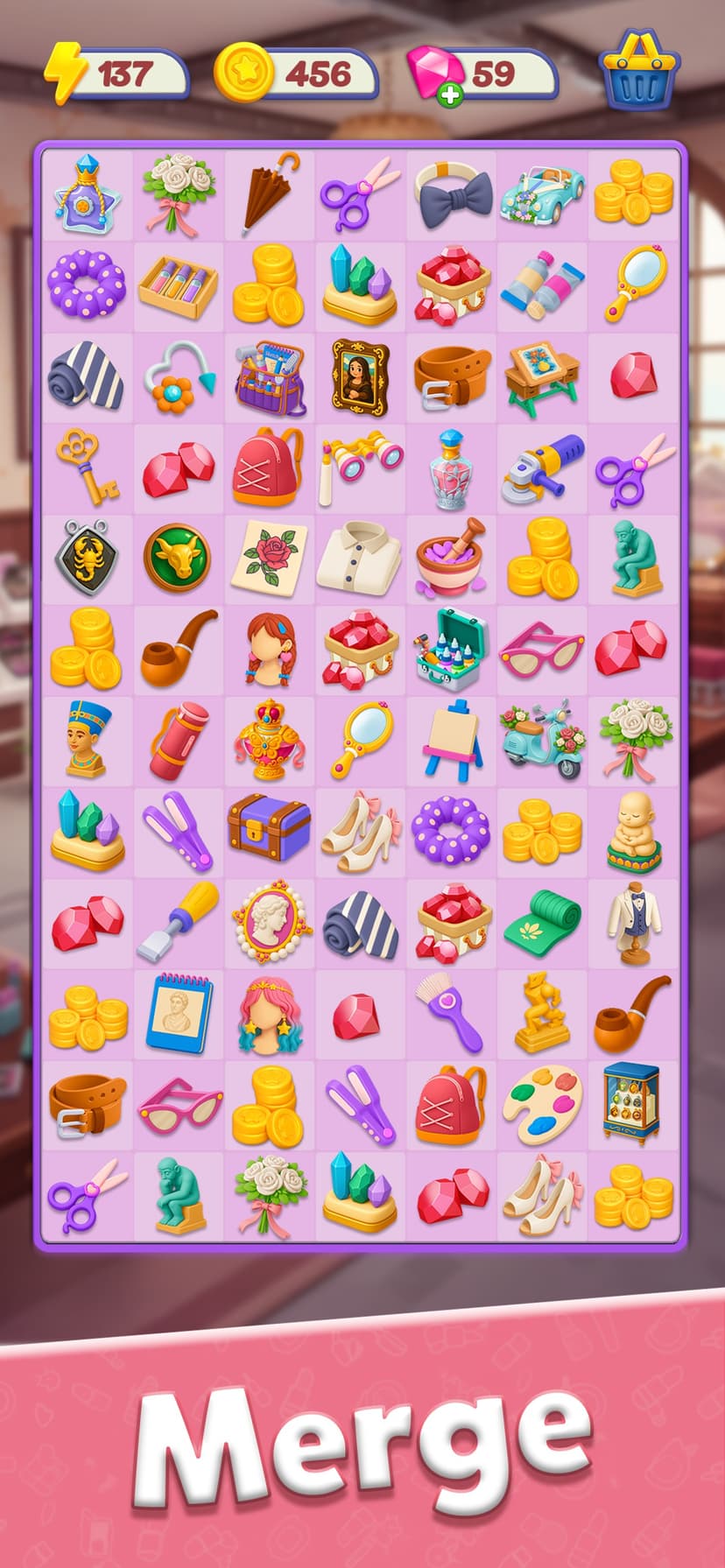 Glow Tales: Merge & Makeover screenshot 1 - screenshot