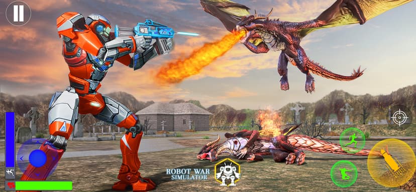 Robot Car Transform Wars Games screenshot 3 - screenshot