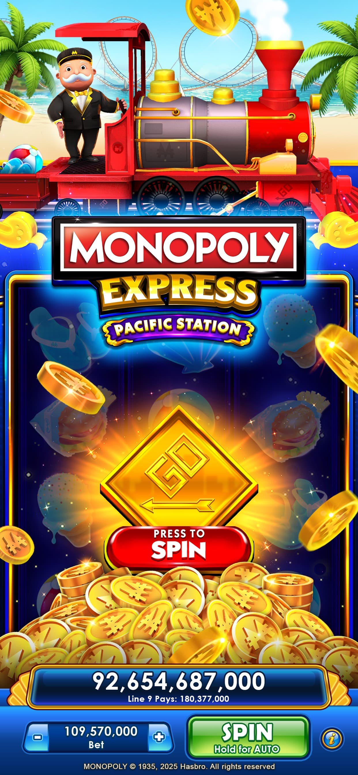 MONOPOLY Slots Casino: Go Spin screenshot 1 - screenshot