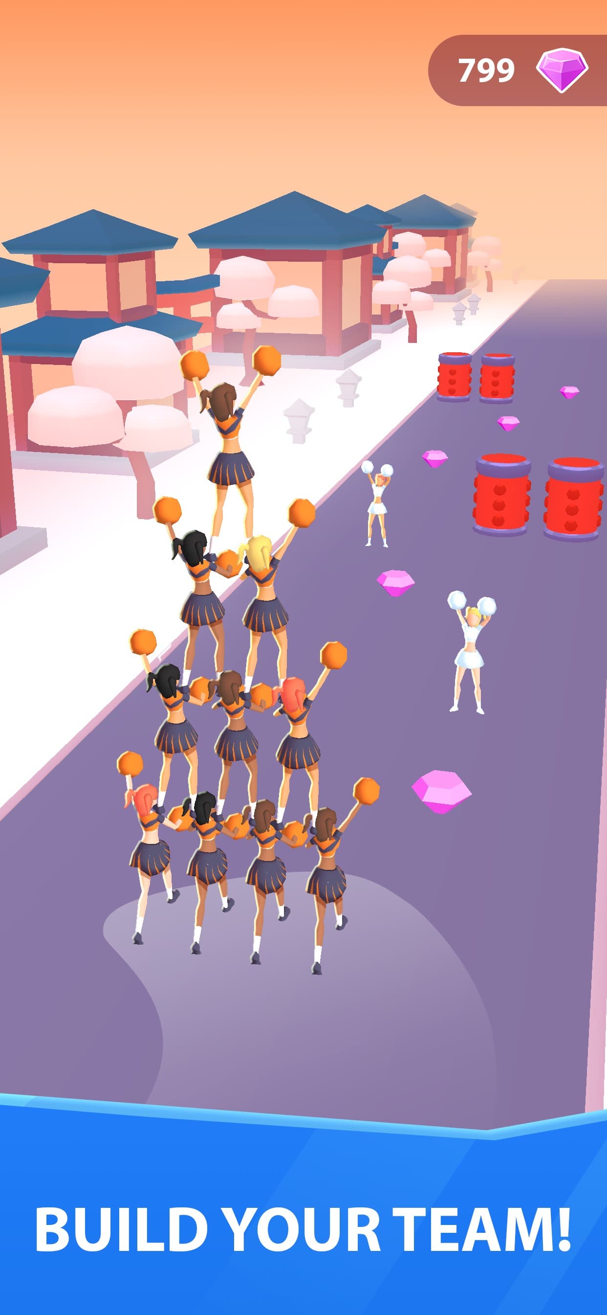 Cheerleader Run 3D screenshot 2 - screenshot