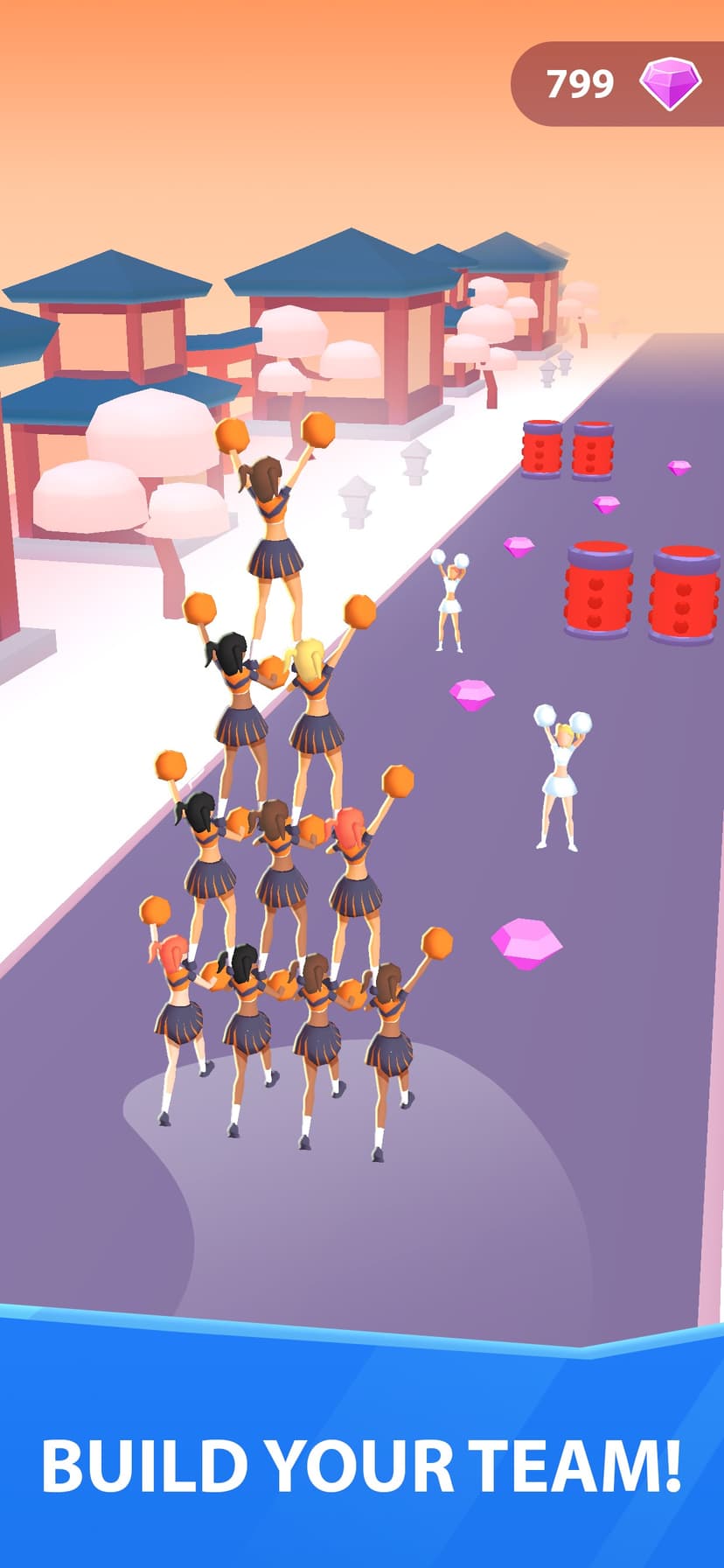 Cheerleader Run 3D screenshot 2 - screenshot