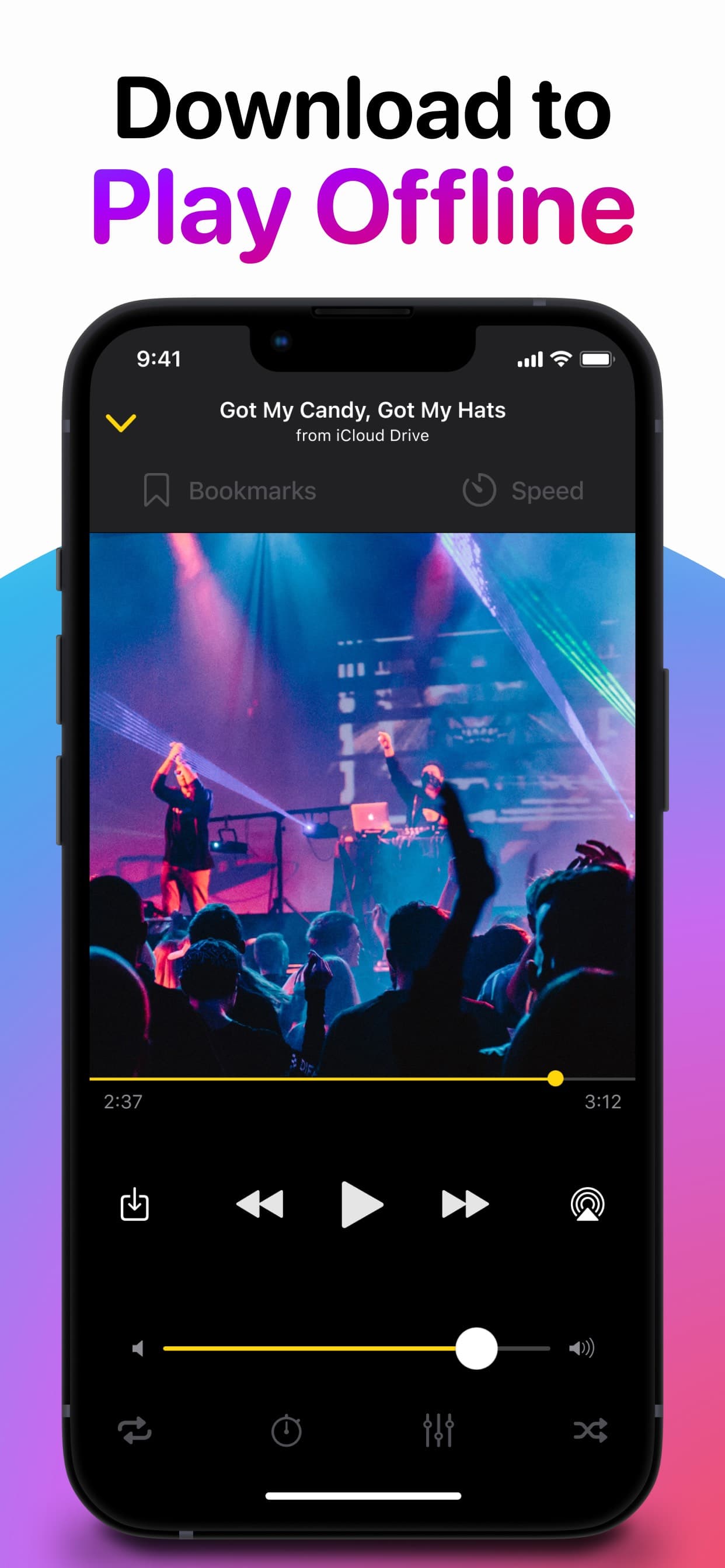Cloud Music Player Offline App screenshot 1 - screenshot
