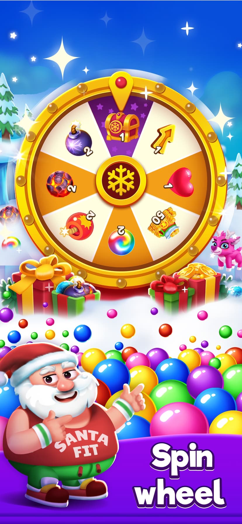 Christmas Games - Bubble Pop screenshot 3 - screenshot