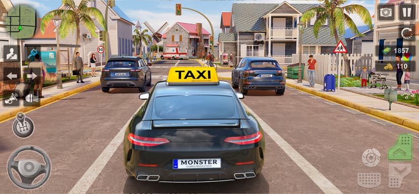 Radio Taxi Driving Game 2021 screenshot 1 - screenshot