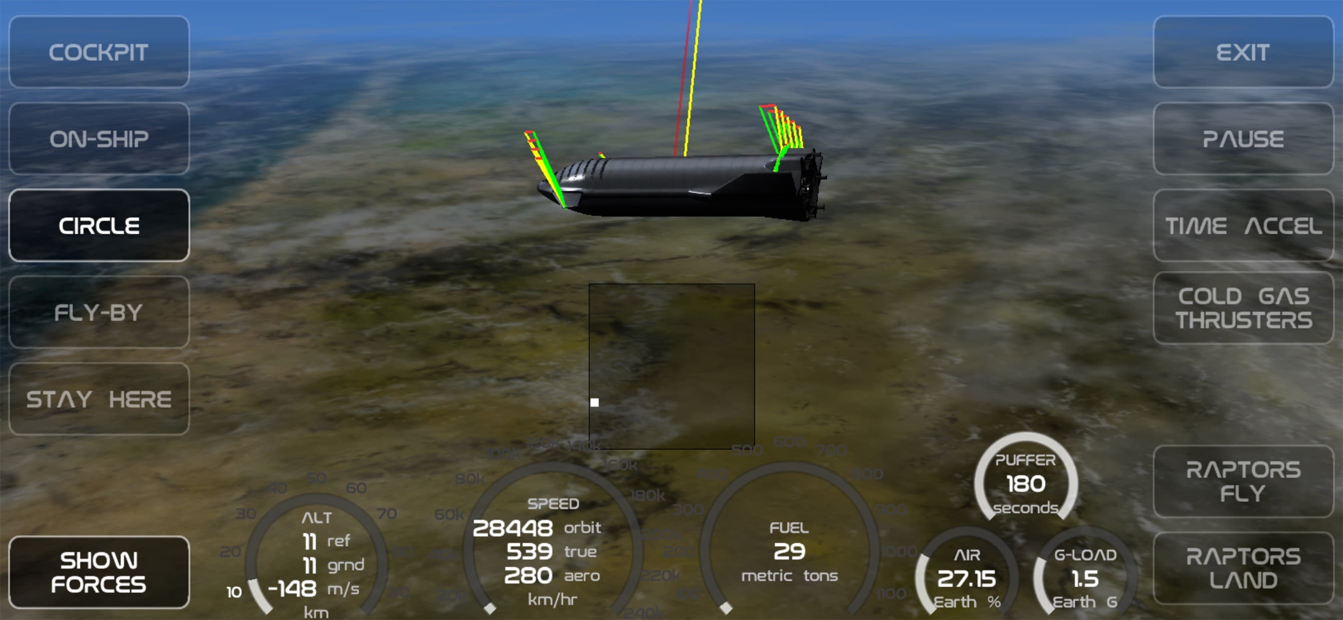 X-Plane: Starship screenshot 1 - screenshot