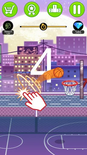Basketball serial shooter screenshot 1 - screenshot