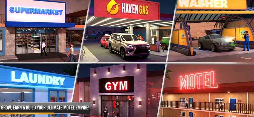 Supermarket Motel Simulator 3d screenshot 1 - screenshot