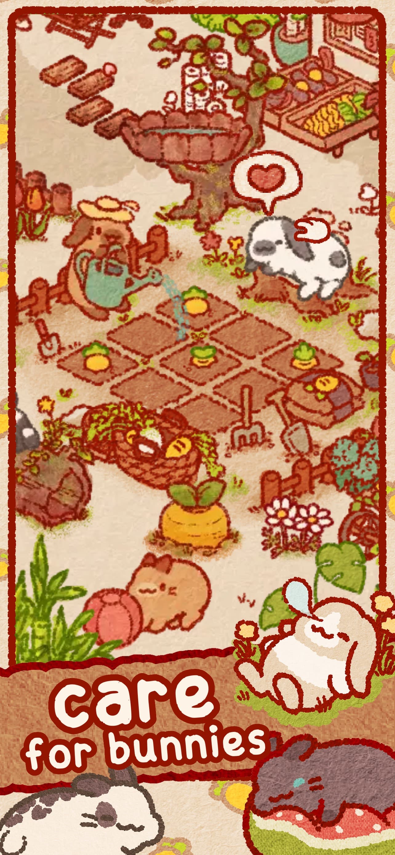 Usagi Shima: Cute Bunny Game screenshot 6 - screenshot