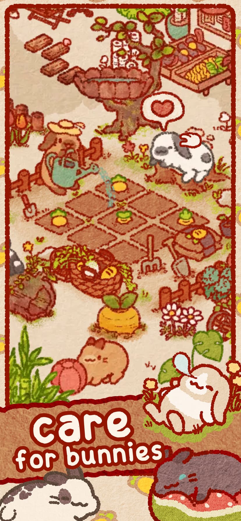 Usagi Shima: Cute Bunny Game screenshot 6 - screenshot
