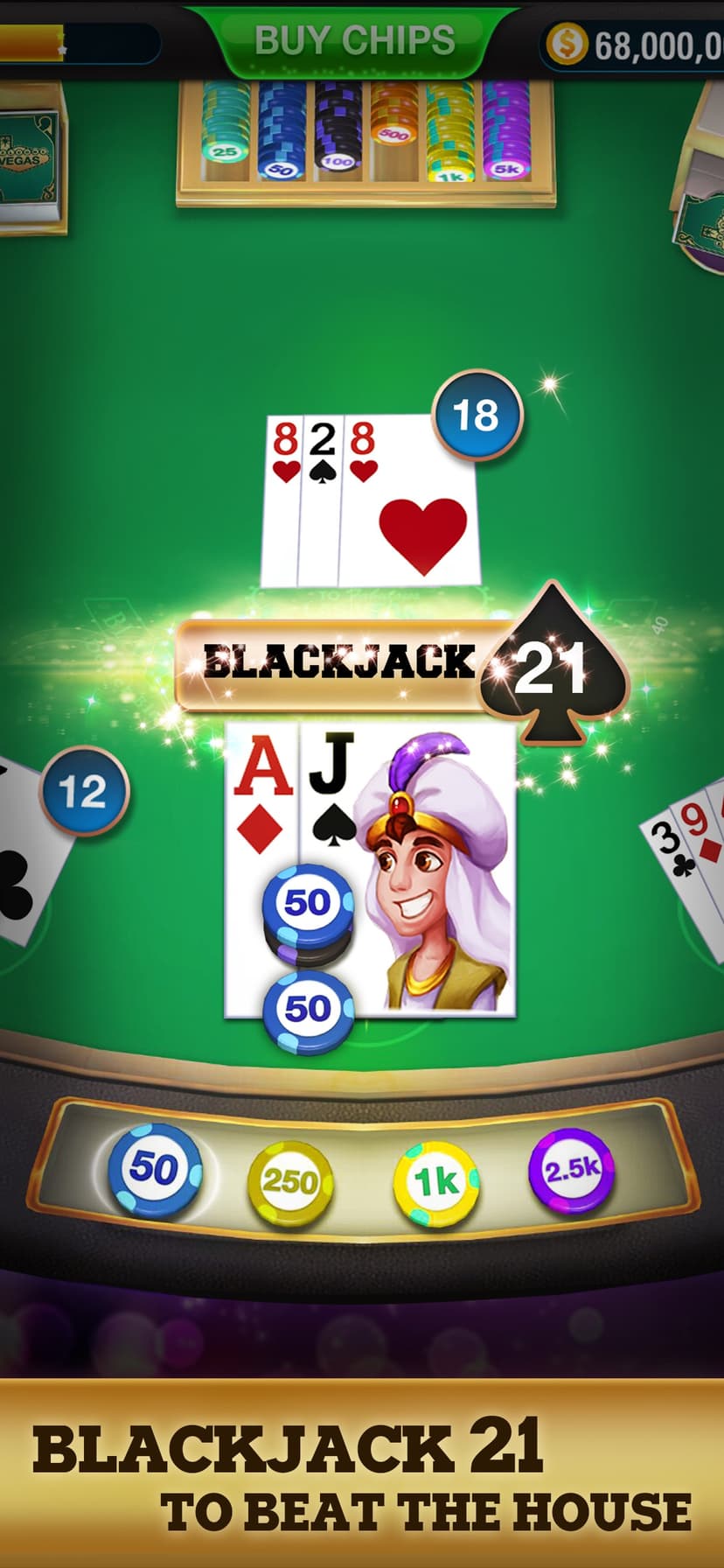 Blackjack 21: Casino Poker screenshot 2 - screenshot