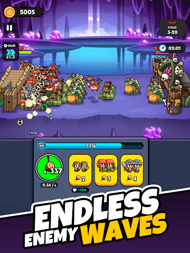 Tiny Warriors Rush - Idle TD screenshot 17 - screenshot