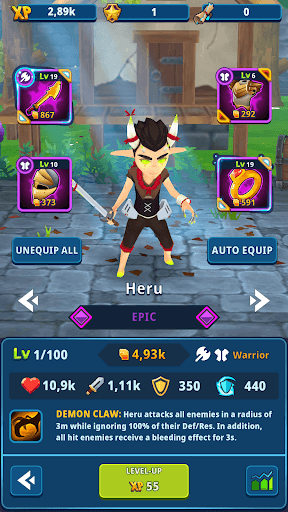 Idle Dungeon Manager - PvP RPG screenshot 6 - screenshot