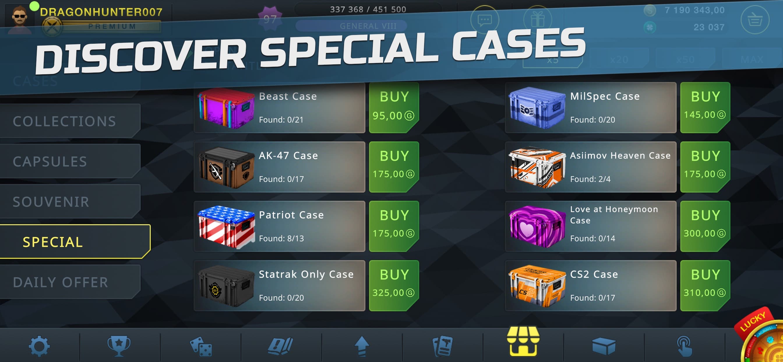 Case Chase Clicker: CSGO Skins screenshot 4 - screenshot