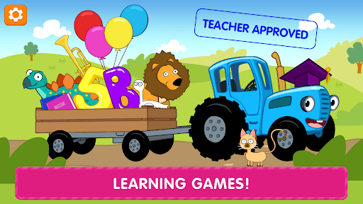 The Blue Tractor: Toddler Game screenshot 1 - screenshot