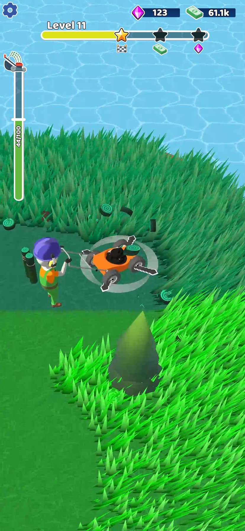 Grass Master: Lawn Mowing 3D screenshot 2 - screenshot