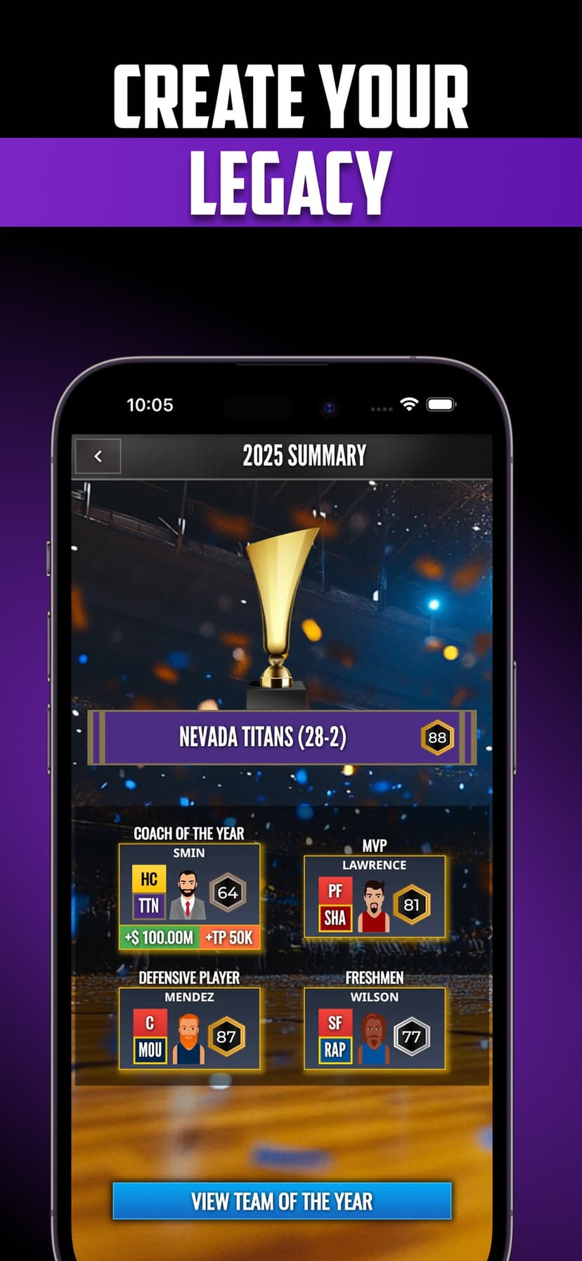 ULT College Basketball Coach screenshot 7 - screenshot