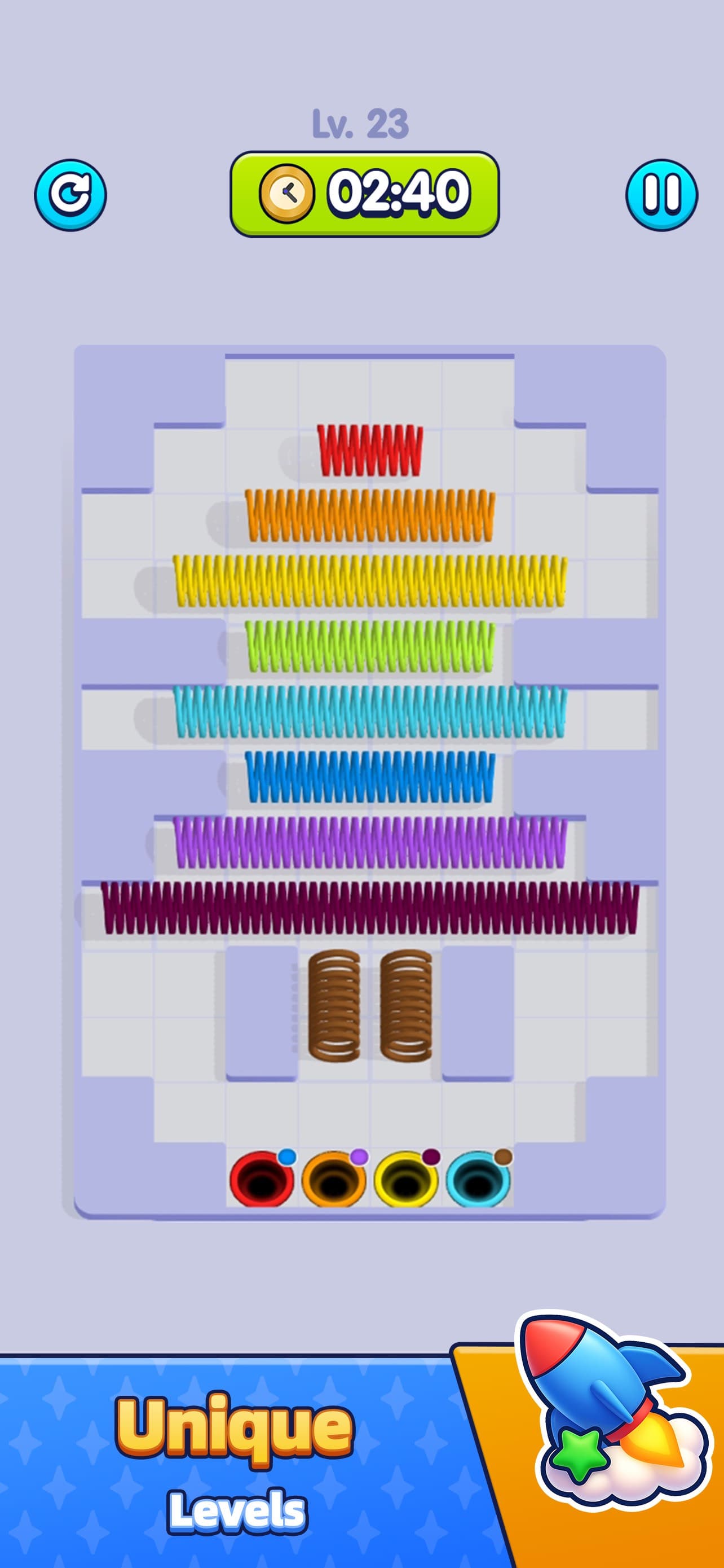 Spring Slide - Color Sort Game screenshot 3 - screenshot