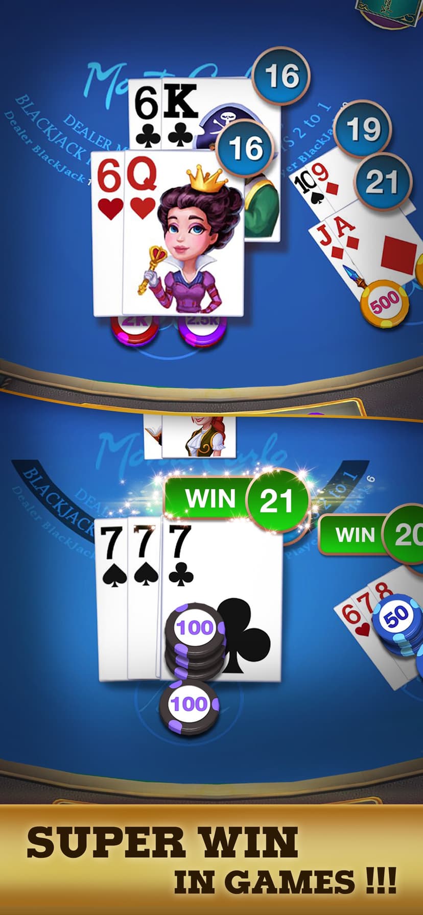 Blackjack 21: Casino Poker screenshot 4 - screenshot