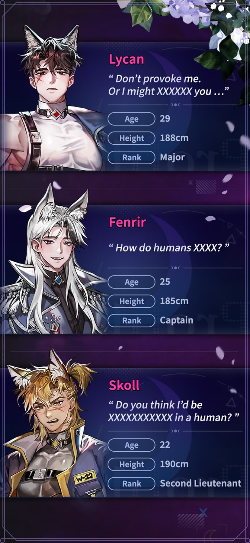 Moonlight Crush: Fantasy Otome screenshot 3 - screenshot