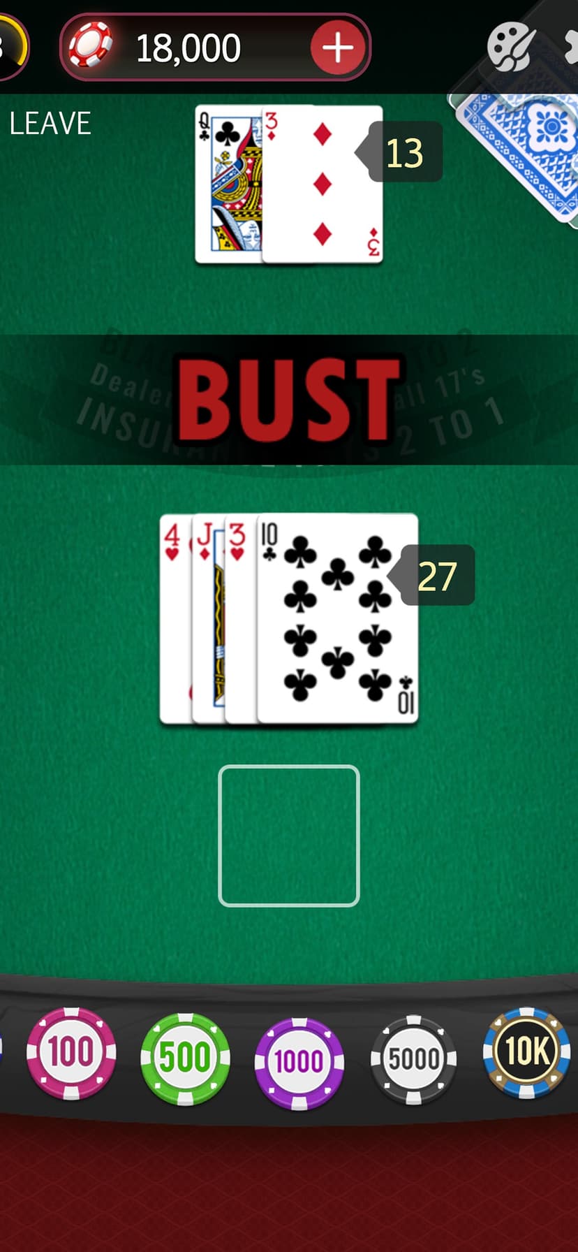 Blackjack 21: Deluxe Casino screenshot 4 - screenshot