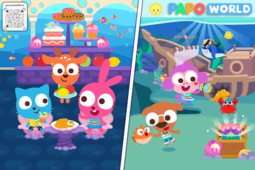 Papo Town Ocean Park -for kids screenshot 2 - screenshot