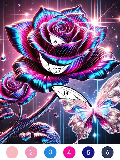 Fantasy Color By Number Game screenshot 19 - screenshot