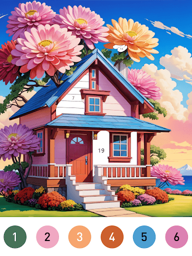 Fairytale Color by number game screenshot 11 - screenshot