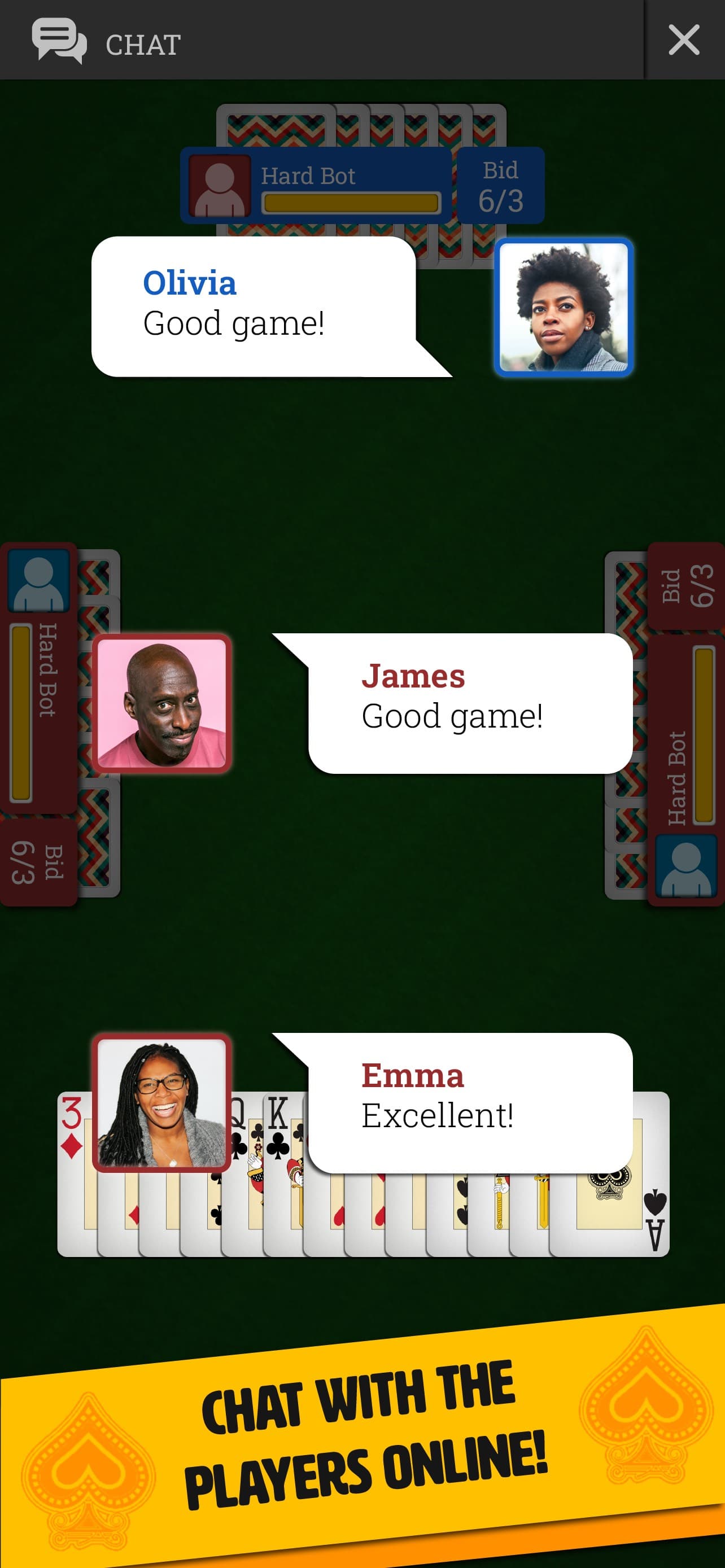 Spades Trickster Game Jogatina screenshot 6 - screenshot