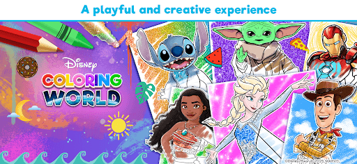 Disney Coloring World screenshot 1 - screenshot