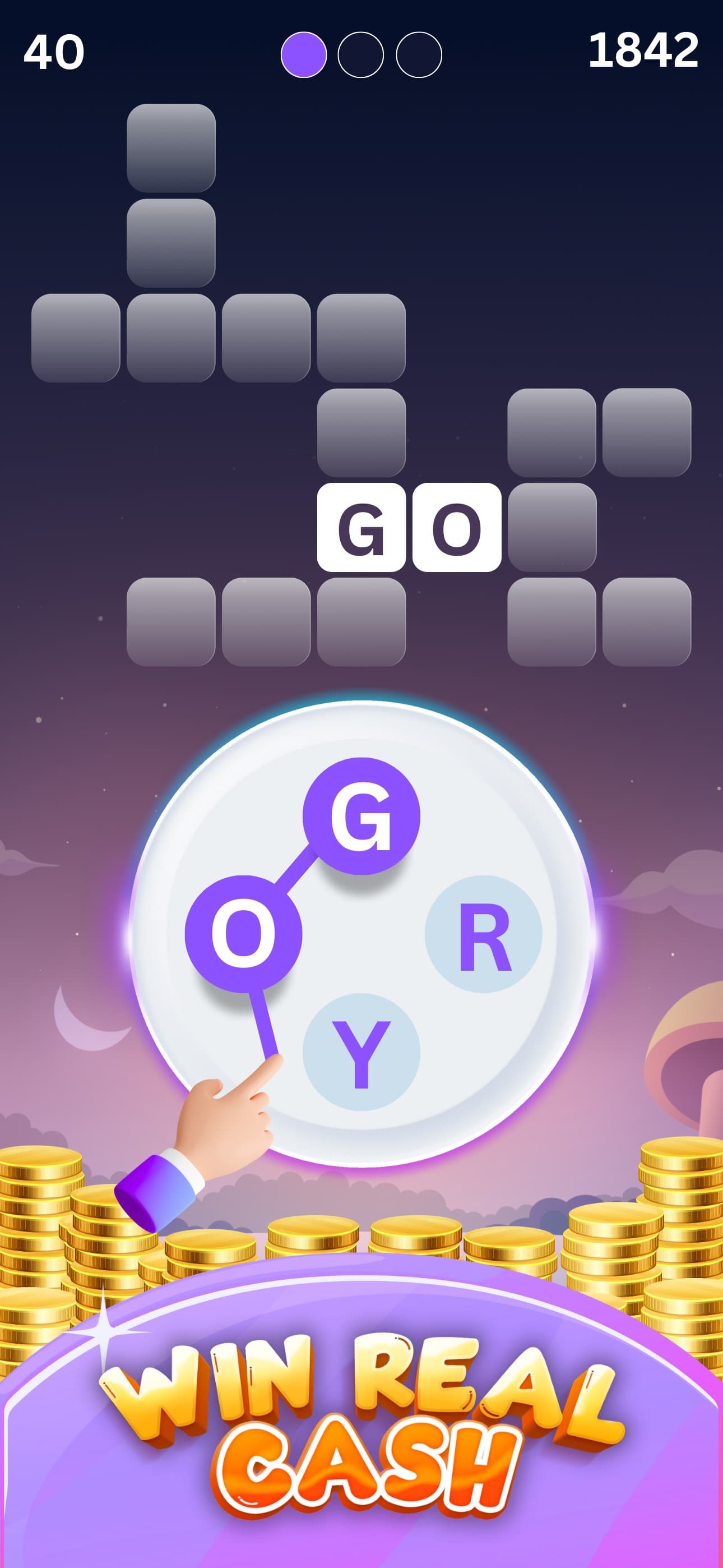 Crossword Cash Earn Word Games screenshot 1 - screenshot