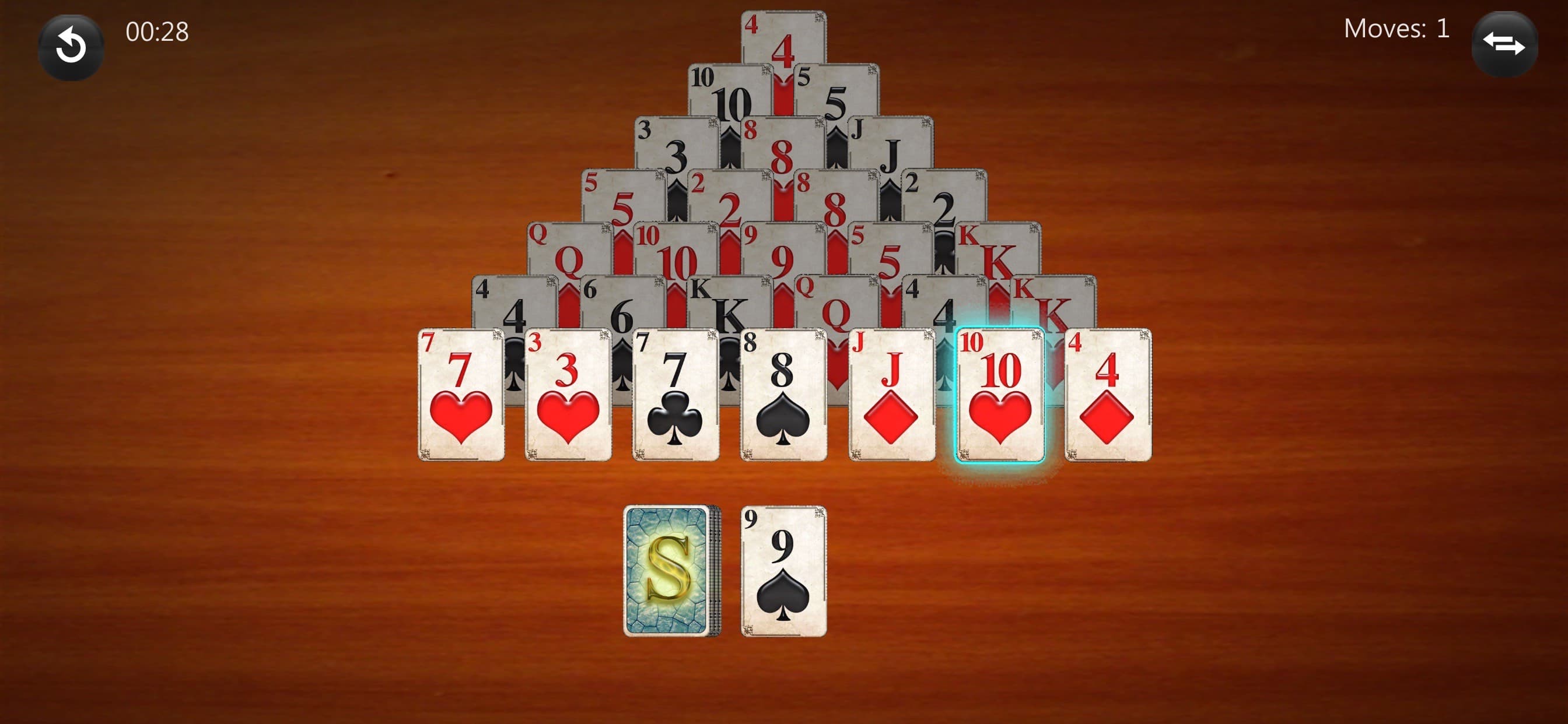 Pyramid Solitaire ● screenshot 1 - screenshot