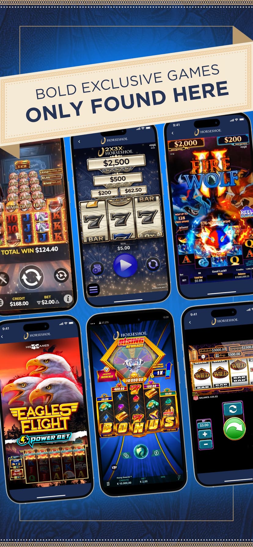 Horseshoe Online Casino screenshot 2 - screenshot