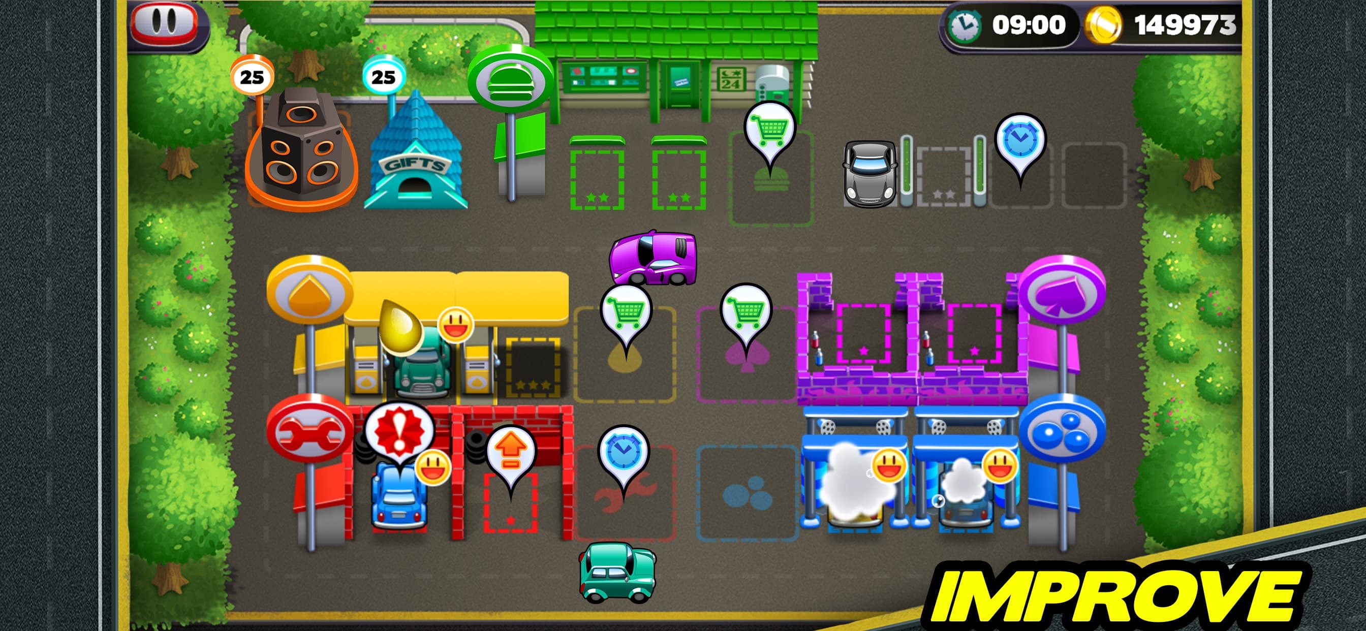 Tiny Auto Shop: Car Stop Baron screenshot 2 - screenshot