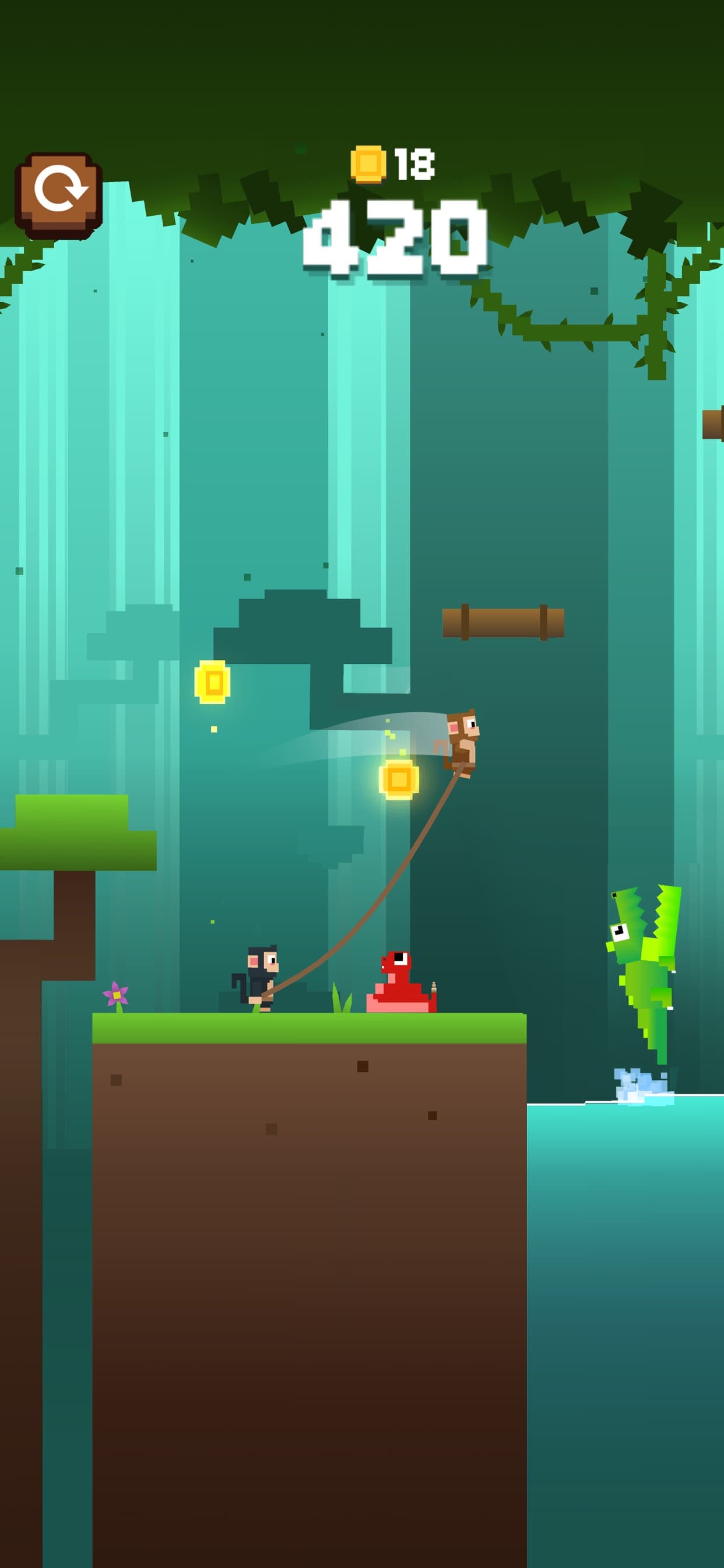 Monkey Ropes screenshot 1 - screenshot